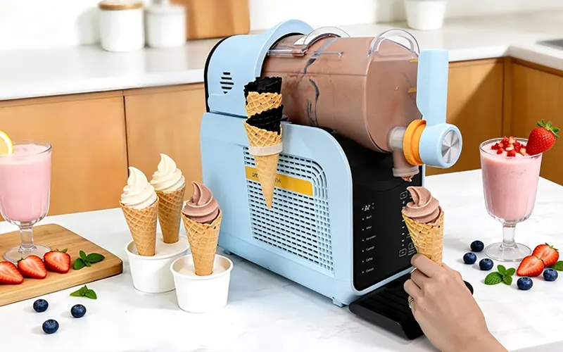 Máquina de Slush e sorvete