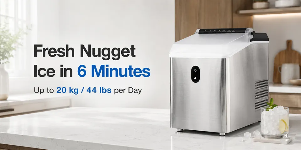 Fast Nugget Ice for Everyday Refreshment