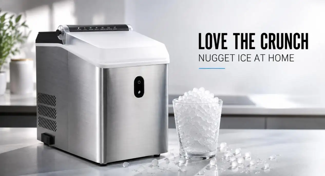 Como funciona uma máquina de gelo nugget
