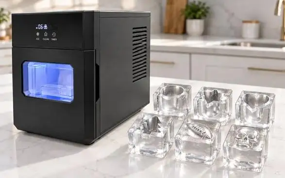 Máquina de gelo transparente personalizada